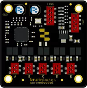 PE-505 BRAINBOXES Industrial ethernet switches
