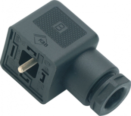 Valve connector, DIN shape A, 2 pole + PE, 250 V, 0.34-1.5 mm², 43 1700 000 03