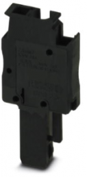 Plug, spring balancer connection, 0.08-4.0 mm², 1 pole, 24 A, 6 kV, black, 3215025