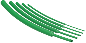 Heatshrink tubing, 2:1, (9.5/4.8 mm), polyolefine, green