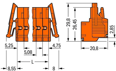 231-2303/037-000 WAGO PCB Connection Systems Image 2