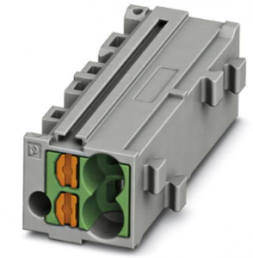Shunting honeycomb, push-in connection, 0.14-2.5 mm², 1 pole, 17.5 A, 6 kV, gray, 3270432