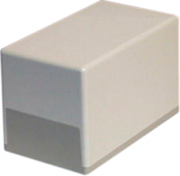 ABS enclosure, (L x W x H) 120 x 65 x 65 mm, gray white/pebble gray (RAL 9002), IP40, A9021065