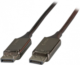 DisplayPort AOC connection cable 8K, male/female, 20m, black
