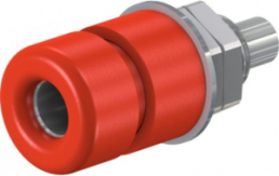 4 mm socket, solder connection, red, 69.8321-22