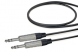 6.35 mm phono plug cable 3-pole 1.5 m