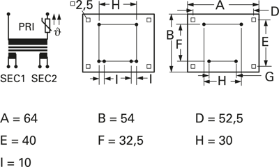 PT 22/2/18 Block PCB Transformers Image 2
