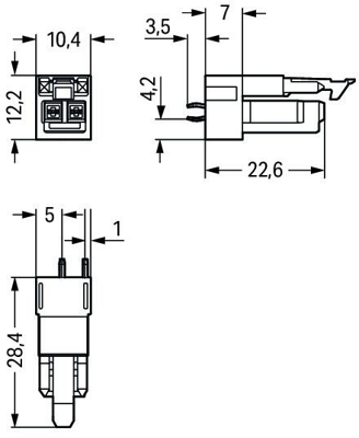890-822 WAGO Device Connectors Image 2