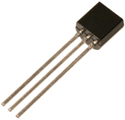 Bipolar junction transistor, PNP, 500 mA, 60 V, THT, TO-92, MPSA55