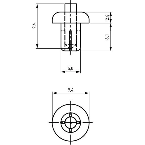 072.15.540 Ettinger Rivets, Dowels Image 2