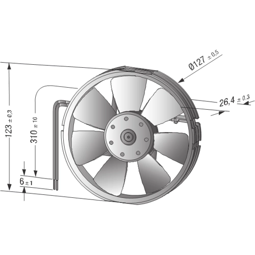 9293505573 ebm-papst Axial Fans Image 2