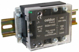 Solid state relay, 0-10 VDC, 230 VAC, 8 A, DIN rail, SWG50210