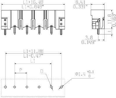 1141110000 Weidmüller PCB Connection Systems Image 3