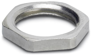 Counter nut, M14, silver, 1412077