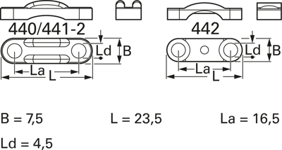 442 Cable Holders Image 2