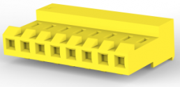 Socket housing, 8 pole, pitch 3.96 mm, straight, yellow, 3-640427-8