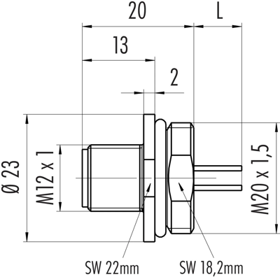 76 4631 0011 00004-0200 binder Sensor-Actuator Cables Image 2