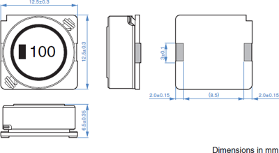 SLF12565T-220M3R5-H TDK Fixed Inductors Image 2