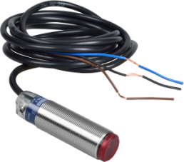 Light sensor/one-way light barrier, 20 m, 10-36 VDC, cable connection, IP67/IP65/IP69K, XUB0SPSNL2