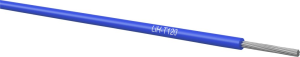 TPE-E-switching strand, halogen free, LiH-T120, 0.25 mm², AWG 24, blue, outer Ø 1.1 mm