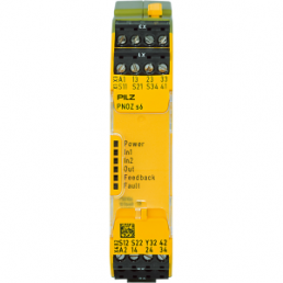 Monitoring relays, safety switching device, 3 Form A (N/O) + 1 Form B (N/C), 6 A, 24 V (DC), 750106