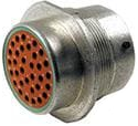 Connector, 33 pole, straight, natural, HD34-24-33SN