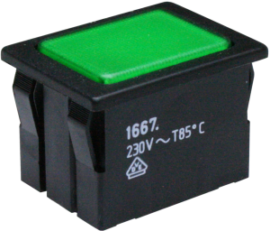 Signal light, green, 1667.0102