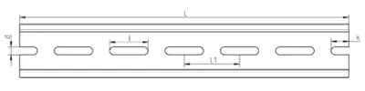 HS-HUT-02-25-52-214 HStronic DIN Rails
