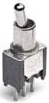 Toggle switch, metal, 2 pole, latching, On-On, 2 A/125 VAC, 28 VDC, silver-plated, 1825222-7
