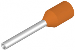 Insulated Wire end ferrule, 0.5 mm², 16 mm/10 mm long, orange, 9202900000