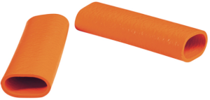 Protection and insulating grommet, inside Ø 12 mm, L 50 mm, orange, PCR, -30 to 90 °C, 0201 0008 005