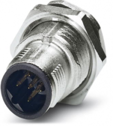 Plug, M12, 4 pole, solder pins, SPEEDCON locking, straight, 1569618