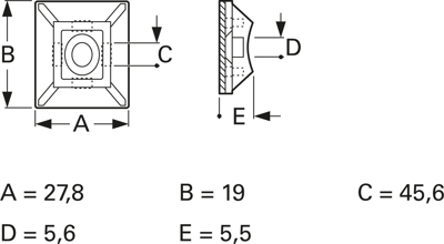 6136AA00AS fastpoint Cable Holders Image 2