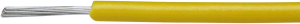 PVC-Stranded wire, high flexible, LiYv, 0.25 mm², AWG 24, yellow, outer Ø 1.3 mm
