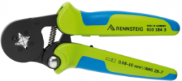 Crimping pliers for wire end ferrules, 0.08-10 mm², AWG 28-7, Rennsteig Werkzeuge, 610 184 3