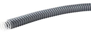 Spiral protective hose, inside Ø 15 mm, outside Ø 19 mm, BR 15 mm, PVC, gray