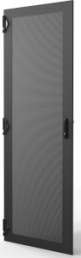 Varistar CP Steel Door, Perforated With 1-PointLocking, RAL 7021, 42 U, 2000H, 800W