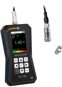 Vibration meter PCE-VT 3800 ±2% with Data Logger