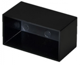 ABS module enclosure, (L x W x H) 38 x 20 x 20 mm, black (RAL 9005), IP00, A8038209