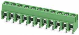 PCB terminal, 11 pole, pitch 5 mm, AWG 26-14, 17.5 A, screw connection, green, 1935255