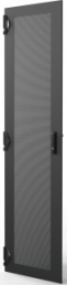Varistar CP Steel Door, Perforated With 3-PointLocking, RAL 7021, 52 U, 2450H, 600W