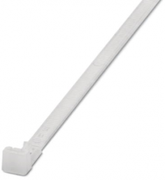Cable tie, releasable, polyamide, (L x W) 250 x 7.5 mm, bundle-Ø 6 to 65 mm, transparent, -40 to 80 °C