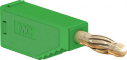 4 mm plug, solder connection, 2.5 mm², green, 22.2631-25