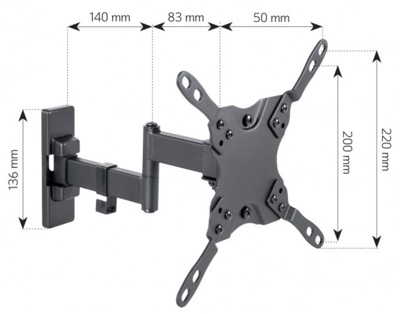 ICA-PLB-400DTY EFB-Elektronik Monitor mount Image 2
