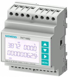 SENTRON 7KT PAC1600 energy meter, 3-phase, 5 A, DIN rail