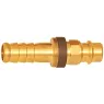 Insertion grommet, brown, L 51 mm, 35 bar, brass, for couplings NW7.8, 107680