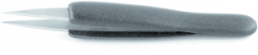 ESD tweezers, uninsulated, antimagnetic, stainless steel, 120 mm, 00.SA.DN.6