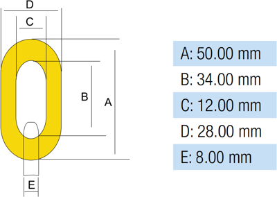 CHAIN-105 ITA-RD/WT Brady Occupational health, safety Other Image 2