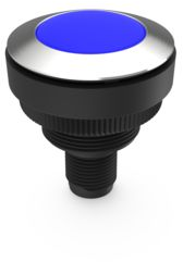 LED signal light, 28 V, blue, Mounting Ø 30.3 mm, LED number: 1