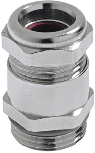 Cable gland, M16 to PG9, 18/17 mm, Clamping range 4.8 to 5.8 mm, IP68, metal, 52105440